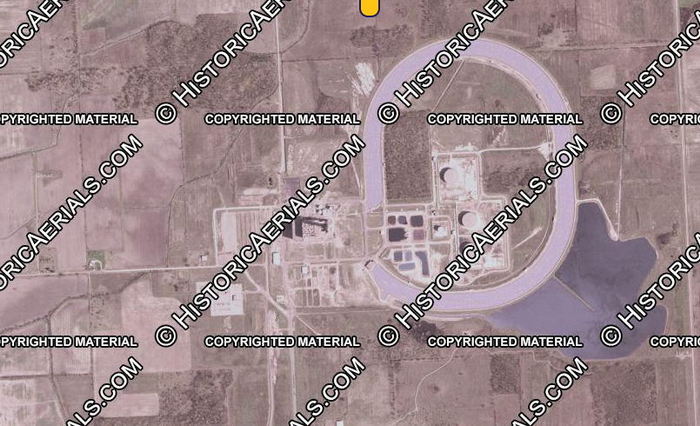 Greenwood Nuclear Power Plant (Cancelled) - 1980 Aerial (newer photo)